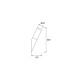 Applique de jardin koral p167 1 ampoule 