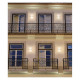Applique de jardin slim led 8 ampoules 