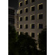 Applique finestra, aluminium et polycarbonate, gris 