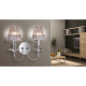 Applique grace, chrome et verre 