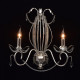 Applique murale argentée classic 2 ampoules 26 cm 
