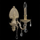 Applique murale beige classic 1 ampoule 28 cm 