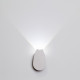 Applique murale blanche megapolis 1 ampoule 4 cm 