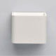 Applique murale blanche techno 1 ampoule 10 cm 