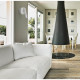 Applique murale blanche techno   10 cm 