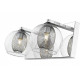Applique murale chrome liverpool 2 lumières 