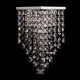 Applique murale chromée crystal 1 ampoule 23 cm 