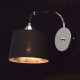 Applique murale chromée megapolis 1 ampoule 26 cm 