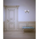 Applique murale dorée elegance 2 ampoules 26 cm 