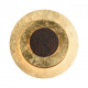 Applique murale dorée techno   11 cm 