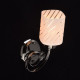 Applique murale grise megapolis 1 ampoule 14 cm 