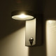 Applique murale grise street 1 ampoule 15 cm 