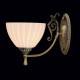Applique murale laiton classic 1 ampoule 22 cm 