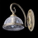 Applique murale laiton classic 1 ampoule 27 cm 