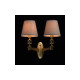 Applique murale laiton neoclassic 2 ampoules 33 cm 