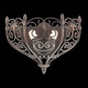 Applique murale marron country 2 ampoules 22 cm 