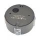 Applique murale rond led 6w ip54 - couleur éclairage au choix , finition - gris anthracite 
