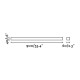 Applique salle de bains chrome nilo 