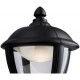 Applique unite led, haut, noir 