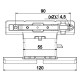 Attache verrou à clipper pour tube octogonal 40 mm 2 maillons 