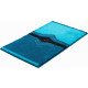 Tapis de salle de bain crystal light turquoise 70 x 120 cm 