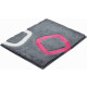 Tapis de salle de bain arolo rose 50 x 60 cm 