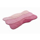 Tapis de salle de bain curts rose 80 x 140 cm 