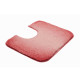 Tapis de salle de bain moon rose contour wc 50 x 60 cm 