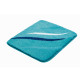 Tapis de salle de bain wings turquoise 50 x 60 cm 