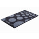 Tapis de salle de bain colani 16 gris 50 x 60 cm 