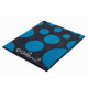 Tapis de salle de bain colani 16 bleu 50 x 60 cm 