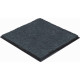 Tapis de salle de bain calo anthracite 60 x 60 cm 