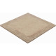 Tapis de salle de bain luxor beige 60 x 60 cm 