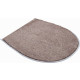 Tapis de salle de bain barcelona beige housse pour abattant wc 47 x 50 cm 