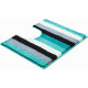 Tapis de salle de bain barcelona vert contour wc 50 x 60 cm 