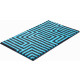 Tapis de salle de bain aruba bleu 70 x 120 cm 