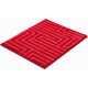 Tapis de salle de bain aruba rubis 50 x 60 cm 