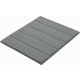 Tapis de salle de bain levio anthracite 50 x 60 cm 