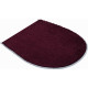 Tapis de salle de bain bona berry housse pour abattant wc 47 x 50 cm 