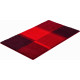 Tapis de salle de bain fantasie rubis 70 x 120 cm 