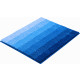 Tapis de salle de bain rialto bleu 50 x 60 cm 