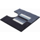 Tapis de salle de bain capricio gris contour wc 50 x 60 cm 