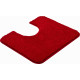 Tapis de salle de bain capricio rubis contour wc 50 x 60 cm 