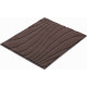 Tapis de salle de bain marrakesh cacao 50 x 60 cm 