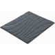 Tapis de salle de bain marrakesh anthracite 50 x 60 cm 