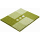 Tapis de salle de bain merkur vert 50 x 60 cm 