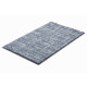 Tapis de salle de bain savio gris 70 x 120 cm 