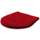 Tapis de salle de bain lex rubis housse pour abattant wc 47 x 50 cm 