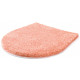Tapis de salle de bain lex rose housse pour abattant wc 47 x 50 cm 