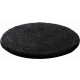 Tapis de salle de bain lex anthracite rond 80 cm 